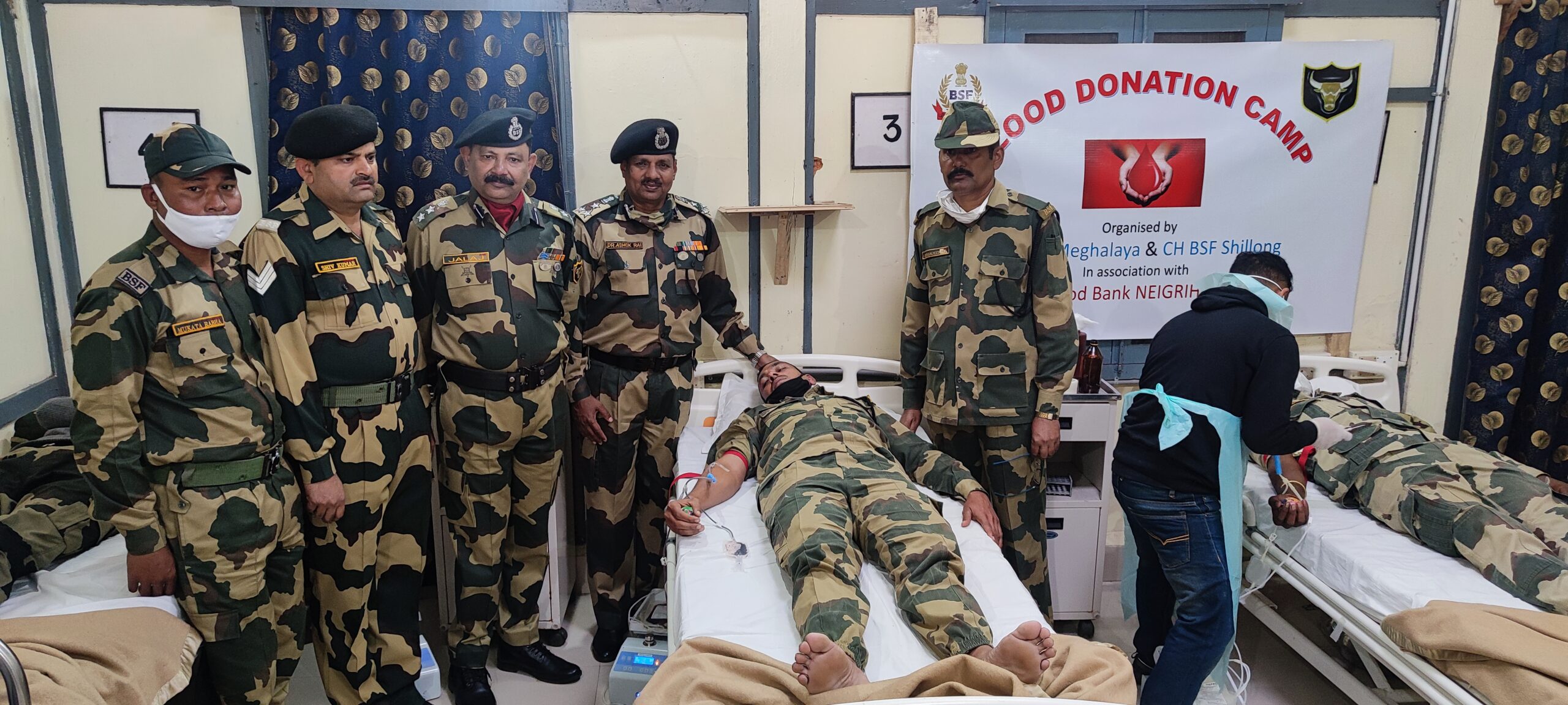 BSF personnel donate blood on raising day – Meghalaya Monitor