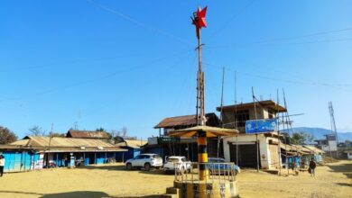 The marketplace in Pungro town in Kiphire district.