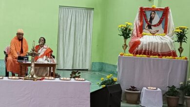 Educationist Uma Purkayastha speaking at the event. Photo by MM