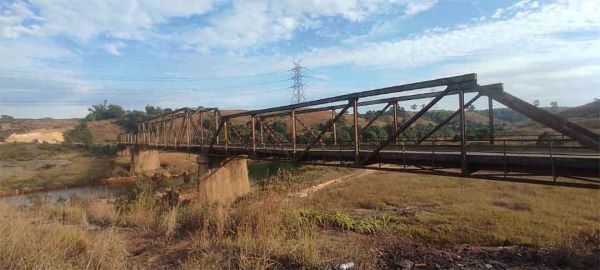 The Moolamanoh bridge has been lying in a shambles for years. Photo sourced