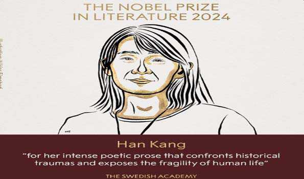 South Korean Author Han Kang Wins Nobel Prize In Literature - Meghalaya ...