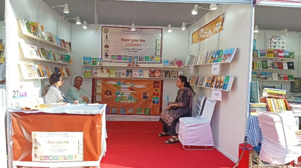 The Sindhi book stall at the Shillong Book Fair on Friday. Photo by MM