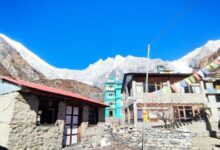 A stone village on the way to Langtang. Photo by MM