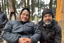 Jahnu Baruah with Sudip Sharma at the set of Paatal Lok Season 2. Photo sourced