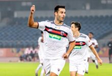 A file photo of NEUFC's Nestor Albiach celebrating after scoring. Photo sourced