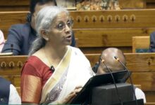 Nirmala Sitharaman presents the Budget 2025 in the Lok Sabha on Saturday. UNI photo