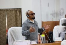 A file photo of Ardent Basaiawmoit speaks about uranium mining, in the House. Photo sourced