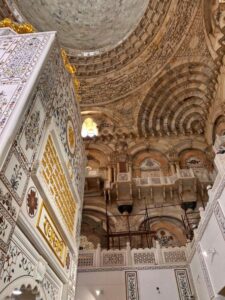 Inside the Holy Samadh at Soami Bagh in Agra. Photo by Sudeshna Ghosh