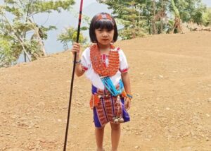 A Wancho child in the traditional dress at Kamhua Noknu in Longding, Arunachal Pradesh. Photo by MM