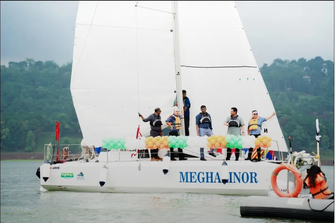 CM launches Meghalinor, state's first sailing yacht - Meghalaya