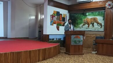 A file photo of Gnaneswar Ch of Madras Crocodile Bank Trust in Kaziranga. Photo by MM