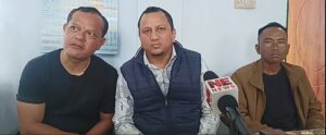 Marremdor Syiem during a recent press conference in Sohra. Photo by MM