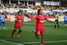 A moment of joy from Shillong Lajong's last victory. Photo sourced