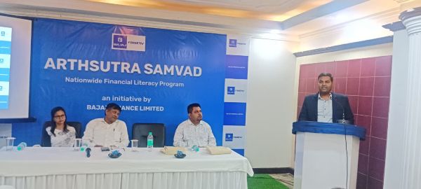 The financial literacy programme in progress in the city on Friday. Photo by MM