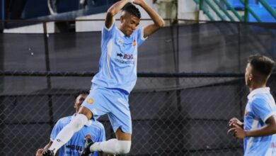 SPL 2025: Laitkor's Freelyson Tariang celebrates his first goal. Photo sourced