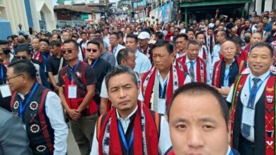 Naga leaders' meeting in Mokokchung. Photo sourced