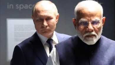Russian oil dilemma: Modi and Putin in one frame. Image courtesy @iAkanshaP handle on X