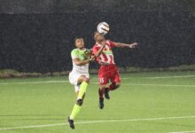 Langsning in red-white, Mylliem in white-green. Photo sourced