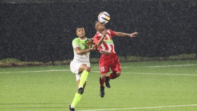 Langsning in red-white, Mylliem in white-green. Photo sourced