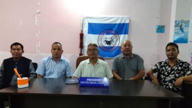The United Naga Council leaders. Photo sourced
