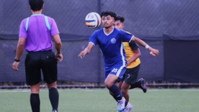 Malki's Ribanshan Marpna (blue) in action. Photo sourced