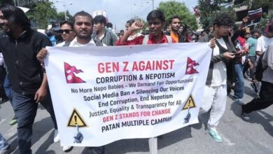 Nepal protest image courtesy: X handle of @zoo_bear
