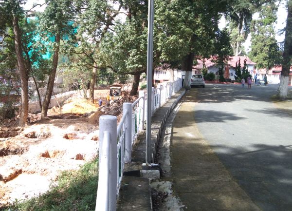 Photo of the construction work near Brookside sourced