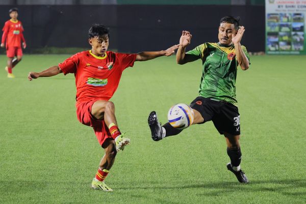 SPL 2025: Nangkiew Irat green-black, Shillong Lajong red. Photo sourced
