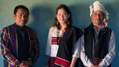 Anna Notsu in the traditional Biate attire. Photo sourced