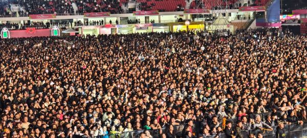 The crowd at the Cherry Blossom Festival. Photo by MM