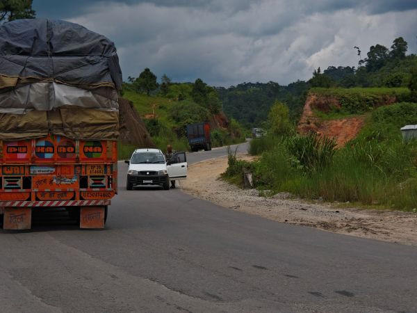The NHAI revenue figures being identical for two non-identical periods is highly unusual. A representational photo of a highway in Meghalaya by MM