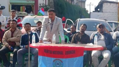 A file photo of JNC members holding a meeting to discuss issues related to the Pnar language. Photo sourced