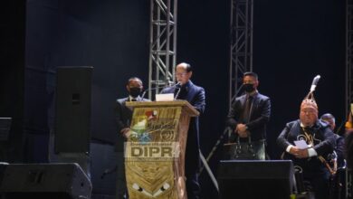 Neiphiu Rio addressing the inaugural programme