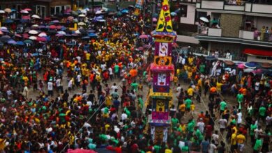 The Jaintias have their unique  culture, tradition and festivals.  For instance, the Behdienkhlam festival is celebrated in July each year after the sowing period. The festival is a way of chasing  away the plague. The rituals are  distinctively different from those  performed during any Khasi festivals  in the Khasi Hills. Photo by MM