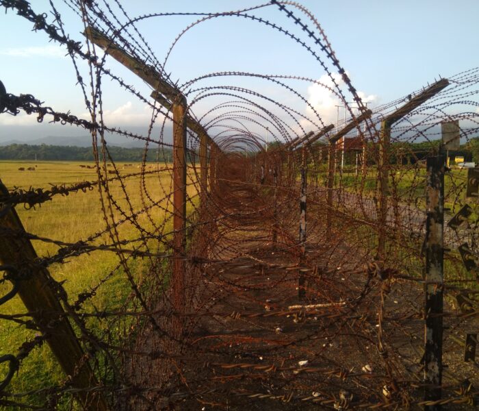The Indo-Bangladesh border  fence in East Khasi Hills  File photo by MM