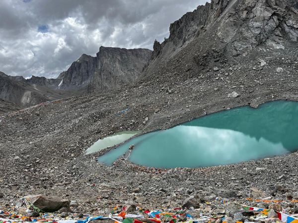 Photo of Manasarovar by author