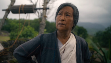 Biana Momin played Malthi Chettathi, a Malaysian woman, in 'Eko'. Photo courtesy X handle @Aneesh_98