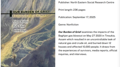 In the foreword, Walter Fernandes the director of NESRC says, “The book brings together the reactions of people who attempt to understand the dilemma and become the voice of the people of Baghjan who became voiceless victims of a disaster.” Image from Mongabay