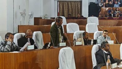 Mawlai MLA Brightstarwell Marbaniang in the House on Thursday. Photo by MM