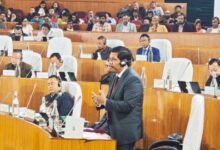 Conrad Sangma speaks on Day 2 of the Bdget session 2026 on February 17. Photo by MM