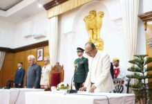 Yumnam Khemchand Singh takes oath in Manipur on February 5