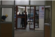 Bodies of the EJH mine workers were brought to the casualty ward at NEIGRIHMS in Shillong in the wee hours on Friday. Photo by MM