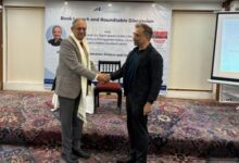 Bipin Bakshi and Sabyasachi Dutta of Asian Confluence. Photo by MM