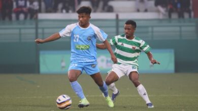 Nongkseh in blue, Khimusniang in green-white. Photo sourced