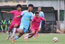 Rangdajied United in pink, Nongkseh in blue. Photo sourced
