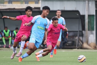 Rangdajied United in pink, Nongkseh in blue. Photo sourced