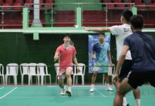 Mizoram players practising. Lalthazuala is in pink. Photo sourced