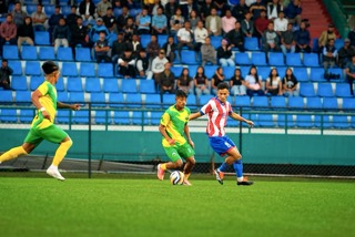 SPL 2026: Langsning in red-white-blue, Mawlai in yellow-green. Photo sourced