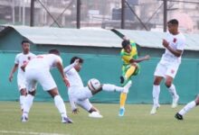 SPL 2026: Mawlai in yellow-green, Sawmer in white. Photo sourced